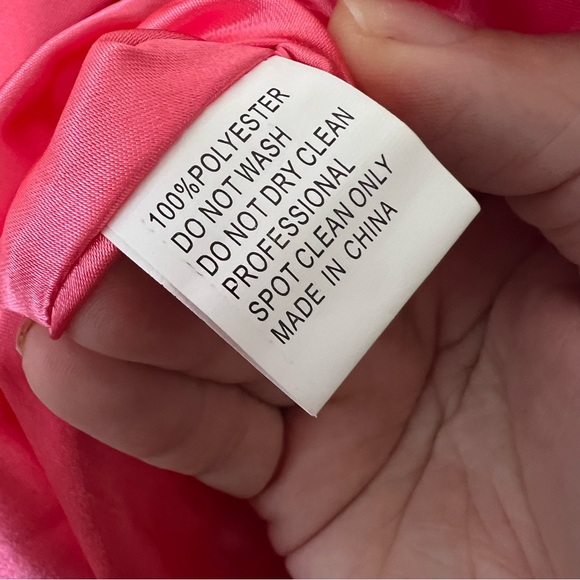 NWT Mac Duggal Tie Shoulder Sweetheart Ballgown In Coral - Picture 12 of 12